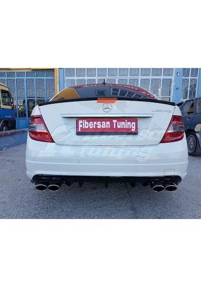 Mercedes C180(Makyajsız) Tampon Ekleri -fibersan Tuning