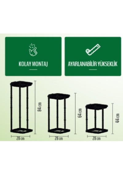 Portatif Siyah Çöp Sepeti, Tekne, Yat, Karavan Ve Kamp Için Pratik Kullanım Yeşil