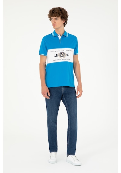 U.s. Polo Assn. Erkek Saks Tişört 50281562-vr045 Saks