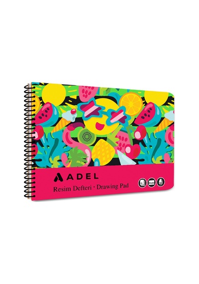 Resim Defteri Fun Karton Kapak 35x50, 15yp,90g Kağıt,perforajlı Sayfa Karma Renk Gönderilir