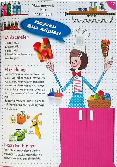 Küçük Aşçı Cerenin Mutfağı Hikaye Kitabı