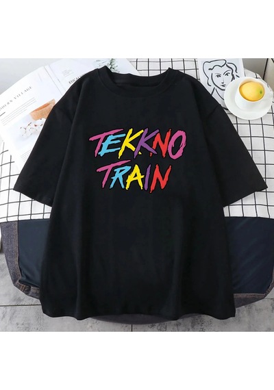 Startmore Beyaz Tekkno Tren Elektrik Callboy Yumuşak -gömlek Siyah