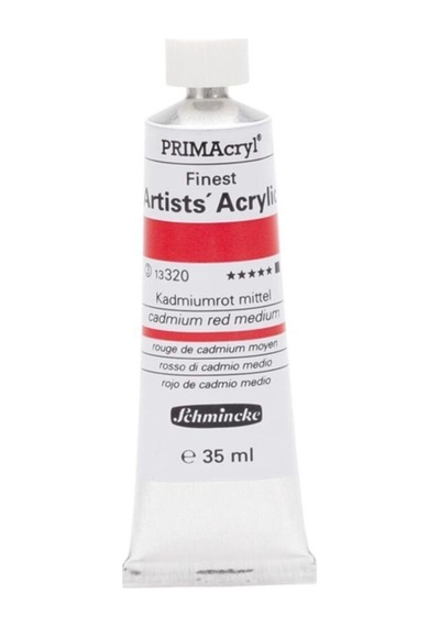 Schmincke Primacryl Artist Akrilik Boya 35 Ml Seri 3 320 Cadmium Red Medium