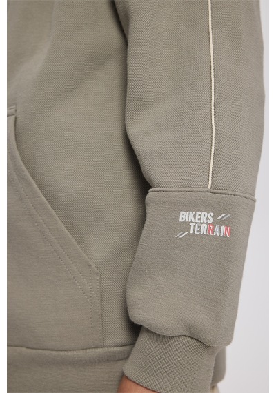 Panço Erkek Çocuk Fermuarlı Antrasit Sweatshirt Gri