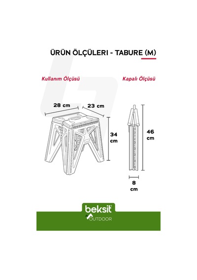 Outdoor Herkül Premium Katlanır Kamp Masa Takımı Seti - Haki Yeşil Çantalı Yeşil Yeşil