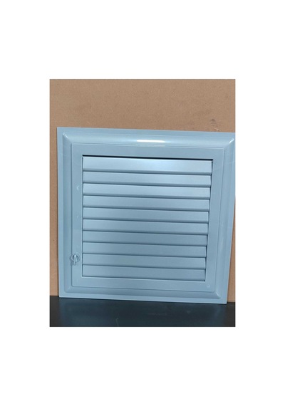 Klc Havalandırma Menfezi Banyo Wc Tuvalet Menfez Plastik Panjur Gri 50x50 Cm.