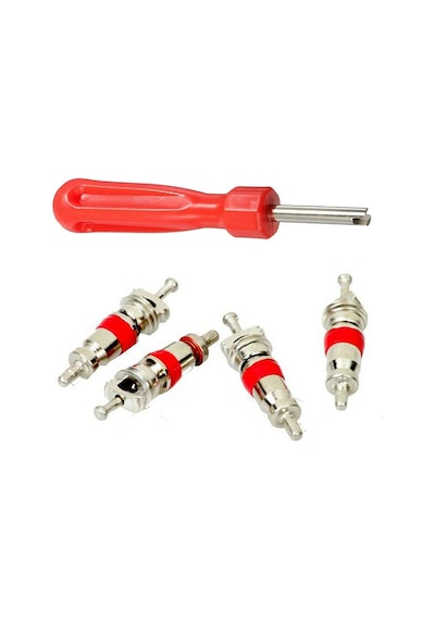Lasonstiges 5 Adet Lastik Vana Çekirdek Sökme Araçları Set Vana Çekirdek Anahtarı Tornavida Galvanizli Vana Bakır Lastik Tamir Aracı Çekirdek Kiti