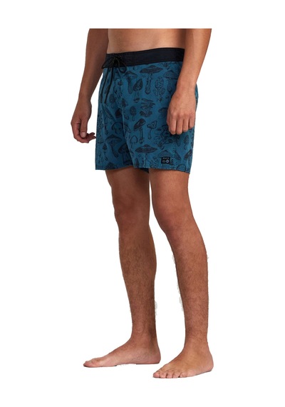 Rvca Rvca Mushy Trunk Erkek Mavi Boardshort Bqh0 Mavi