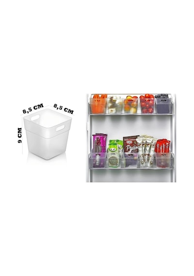 12 Adet Buzdolabı Kapak Içi Düzenleyici Organizer, Buzdolabı Içi Düzenleyici Ve Banyo Organizeri-9046630118921