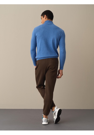 Xint Kahverengi Regular Fit Pamuklu Sweat Pantolon 380135