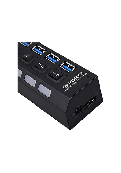 A5258 7 Portlu Usb 3.0 Hub Anahtarlı Çoklayıcı Çoğaltıcı Switch