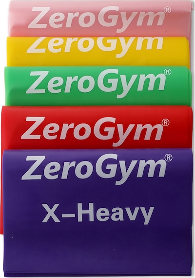Zerogym Egzersiz Bandı Pilates Bandı, 150cmx15cmx0,55cm Yeşil Orta Yeşil