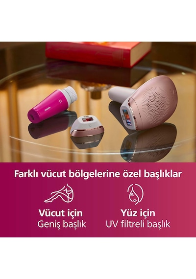 Lumea Ipl Tüy Alma Cihazı, Çantalı, Yüz Temizleme Cihazı Hediyeli, Yüz/vücut/hassas Bölge Kullanımı, Cilt Tonu Sensörü İle Güvenli Epilasyon Brı924/00
