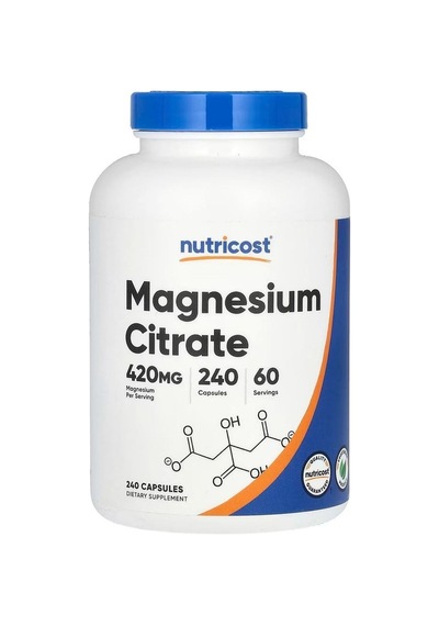 Magnezyum Sitrat, 420 Mg, 240 Kapsül