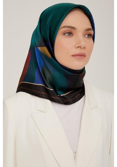 Armine Nostalji Serisi %100 Twill İpek Eşarp 8819d 04 931
