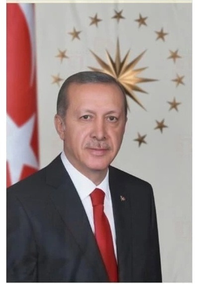 Rte - Cumhurbaşkanı Poster Bayrak 150x225 Standart