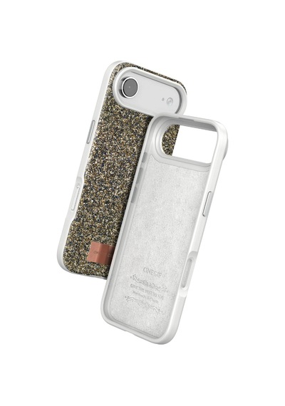 Apple  Uyumlu  iPhone 17 Air Bright Simli Kapak Çöl Titanyum