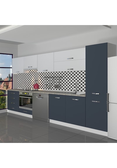 Decoraktiv Elite 325yq Ankastre Fırın Modüllü Mdf Hazır Mutfak Dolabı - Tezgah Dahil - Antrasit - Buz Gri Diğer Decoraktiv Elite 325yq Ankastre Fırın Modüllü Mdf Hazır Mutfak Dolabı - Tezgah Dahil - Antrasit - Buz Gri Diğer