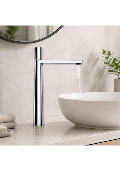 Arco Uzun Lavabo Bataryası Parlak Krom