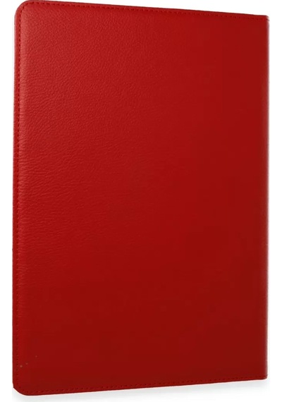 Samsung Galaxy Uyumlu X610 Tab S9 Fe Plus 12.4 Kılıf 360 Tablet Deri Kılıf - Kırmızı -