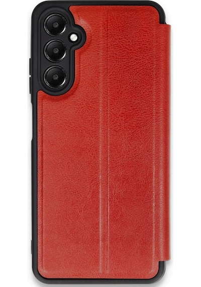 Cosmotex Newface Samsung Galaxy Uyumlu  A35 5g Kılıf Flip Cover - Kırmızı