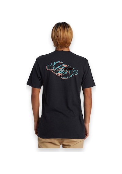 Quiksilver Aqyzt09539 Surf Safari Moe Siyah Erkek T-shirt Siyah