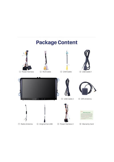 2007-2011 Seat Altea Android Multimedya Kamera Usb Gps Carplayer Bluetooth