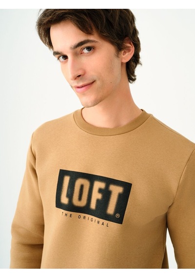 LOFT Regular Fit Erkek Sweatshirt Lf2038243 Q1.v1 Camel