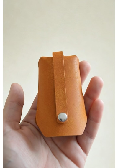 Oh Deer Leather Hakiki Deri Anahtarlık - Cüzdan Tipi Kapalı Tasarım