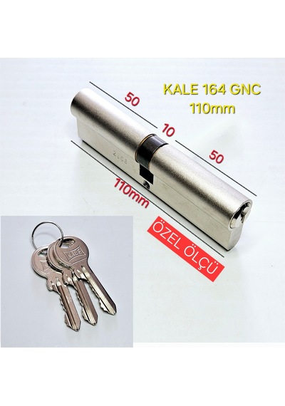 Kale 164gnc Kapı Kilidi Silindiri Göbeği 110mm 50/10/50 Özel Ölçü