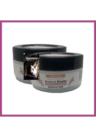 Gees Global Three Brand Arnavut Kremi Hazine2-2:0381 2 Adet Birden Whitening Cream 50 Ml Bölgesel Aklık Kremi + 1 Tane Hediye Jel Gbzs