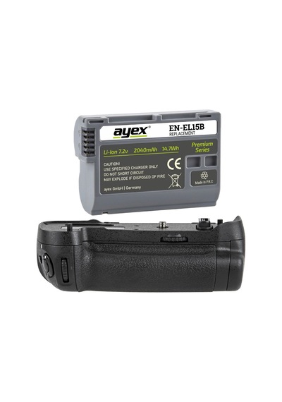 Nikon D500 için Ayex Ax-D500 Battery Grip + 1 Ad. En-El15 Batarya