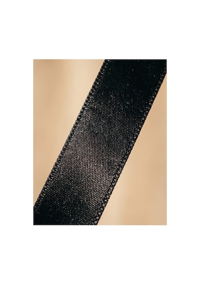 Last İcon Siyah Geniş Kesim Saten Ayakkabı Bağcığı 120 Cm Siyah