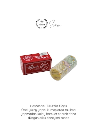 Dikiş Paslanmaz Çelik Dikiş İğnesi Seti 25 Parça Profesyonel Terzi Nakış Hobi El Dikiş Kiti Kumaş T