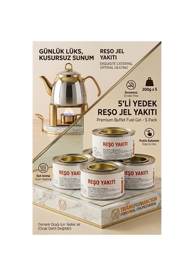 Zenvac 5 Li Yedek Reşo Jel Yakıtı 719370 Zenvac29