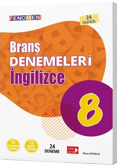 Gama Yayınları 8. Sınıf İngilizce Fenomen 24 Lü Deneme