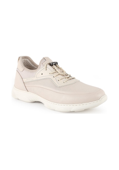 Libero L6031 Hakiki Antik Deri Günlük Sneaker Ayakkabı - Hafif Eva Tabanlı Konfor Modeli Kemik Libero L6031 Hakiki Antik Deri Günlük Sneaker Ayakkabı - Hafif Eva Tabanlı Konfor Modeli Kemik