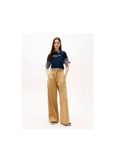 Tjw Slim Essential Logo T-shirt-12840 Mavi