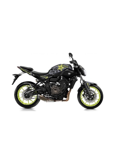 YAMAHA MT07 Yıldız ROCKSTAR  Desenli Full Kaplama Modeli