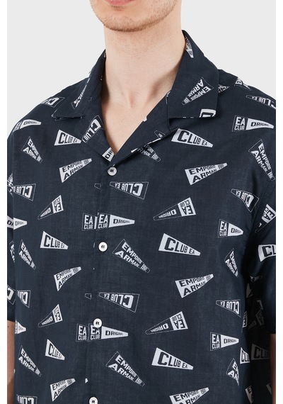Emporio Armani Erkek Gömlek Em001084 Af22078 Fb465 Lacivert