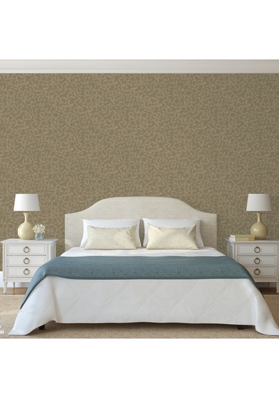 Adawall Muse Koleksiyonu- 25109-5 Yeşil Kahverengi Dokulu Modern Duvar Kağıdı 1.06x15.6m, 16.5m² Çok Renkli