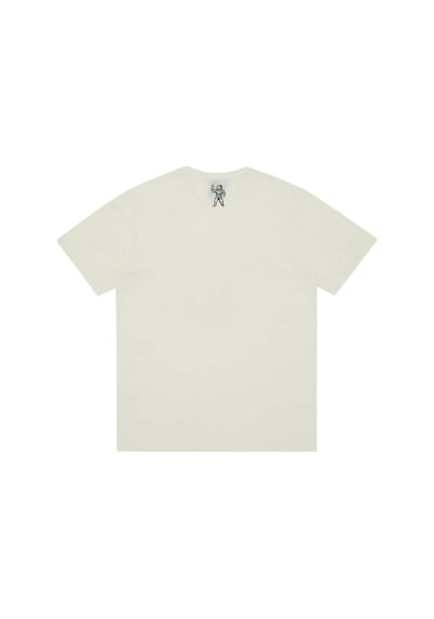 Tarzsokak Unisex Beyaz Bıllıonarıe Baskılı Bisiklet Yaka Tshirt Beyaz