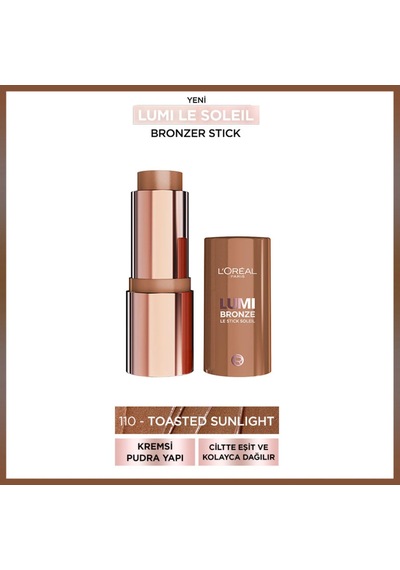 L'oreal Cosmetics Lumi Bronzlaştırıcı Stick - 110 Toasted Sunlight 74099503