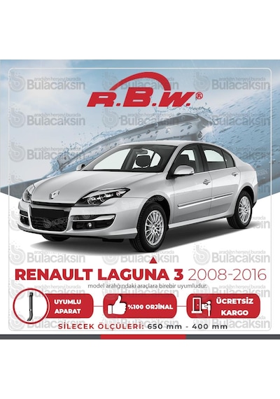 Renault Laguna 3 Muz Silecek Takımı (2008-2016) RBW