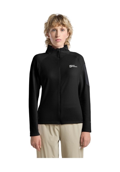 Jack Wolfskın Jack Wolfskin Prelight Fz Kadın Siyah Polar Ceket 6000 Siyah