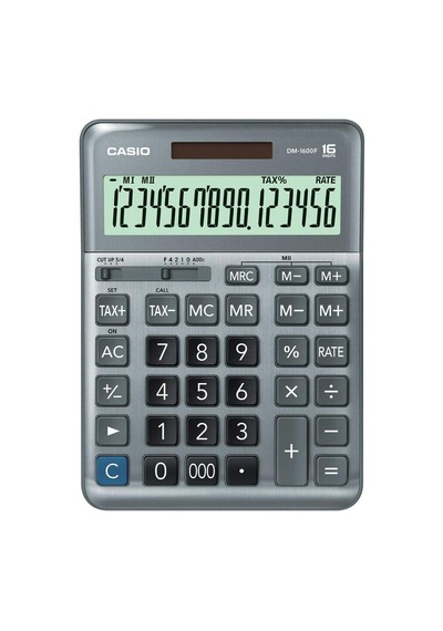 Casio Dm-1600f 16 Hane Masa Üstü Hesap Makinesi Genel