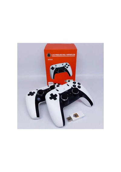 Hy01 2.4g Wireless Dual Controller Kablosuz Usb Oyun Kolu 2 Adet 64gb Hafıza Kartı Oyun Yüklü