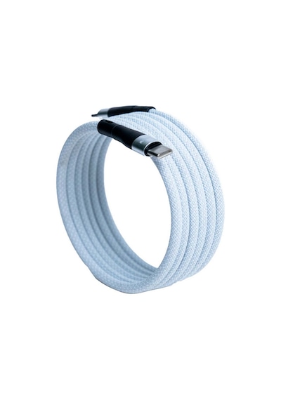 Bmlc-02 Beyaz Manyetik 1,5 M Hızlı Şarj Kablosu Type-c - Lightn