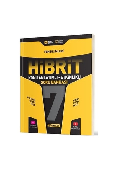Hız Yayınları 2025 7. Sınıf Fen Bilimleri Hibrit - Konu Anlatımlı Soru Bankası Hız Yayınları 2025 7. Sınıf Fen Bilimleri Hibrit - Konu Anlatımlı Soru Bankası