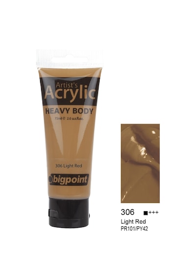 Bigpoint Akrilik Boya 75 ml Light Red 306